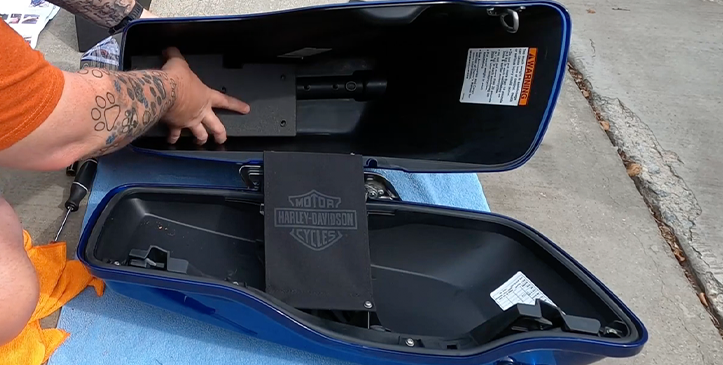 Adam Lewis Installs the Console Vault Motorcycle Safe for Harley Davidson