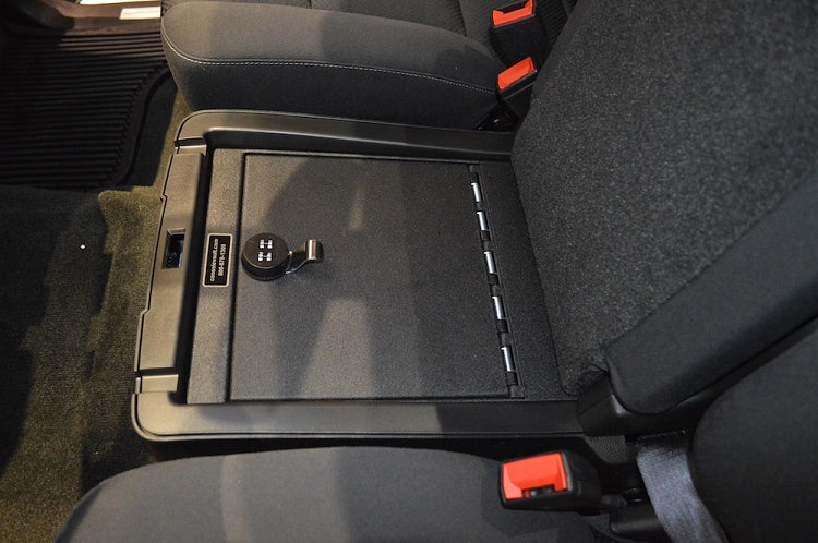 Chevrolet Silverado 1500 Under Bench Seat Console Safe: 2014 - 2018