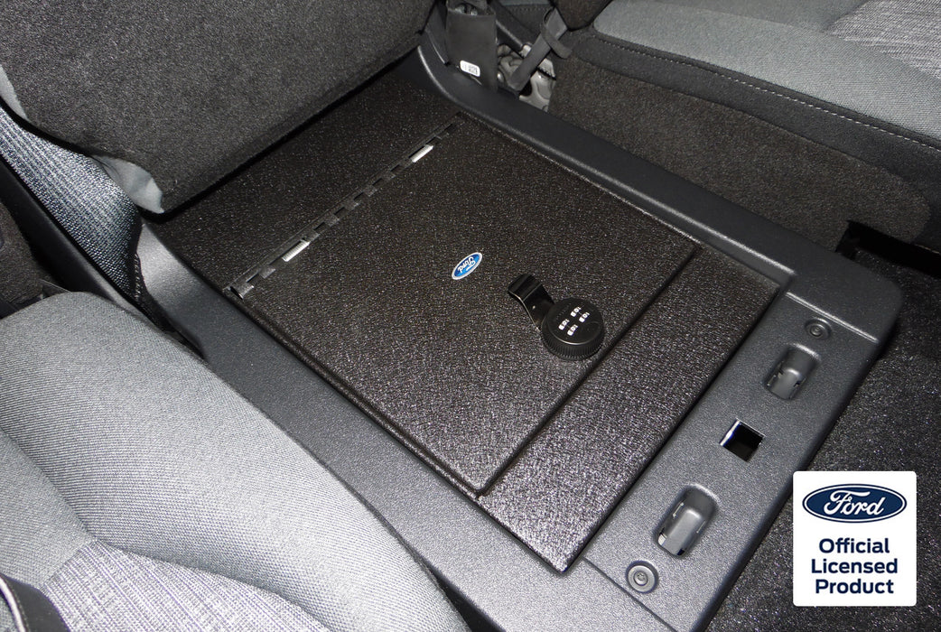 Ford Super Duty Under Front Middle Bench Seat Console Safe: 2017-2024