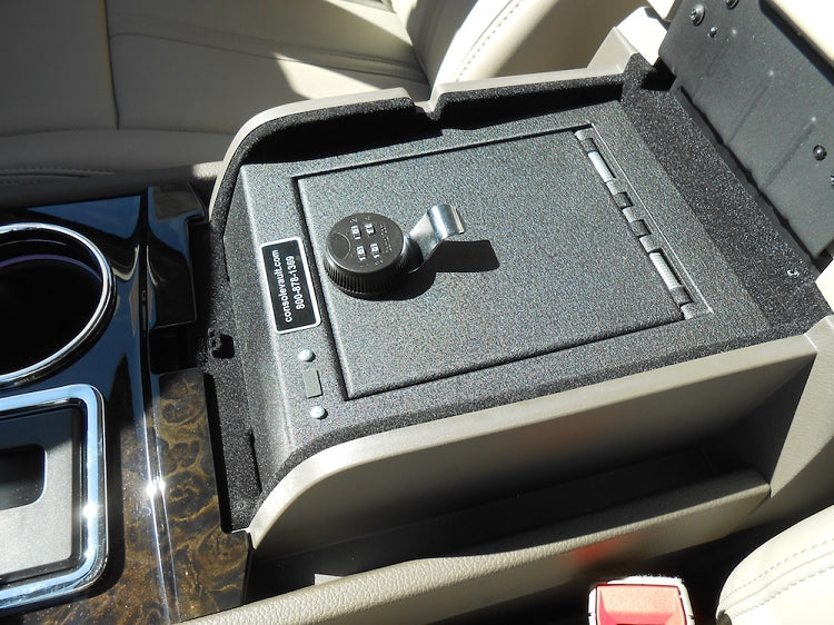 Lincoln Navigator Center Console Safe: 2015 - 2017