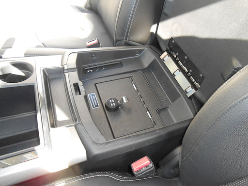 Dodge Ram 1500/2500/3500 Full Floor Center Console Safe (for Console w/ built in CD Player): 2010-2018