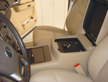 GMC Yukon Center Console Safe: 2008 - 2014
