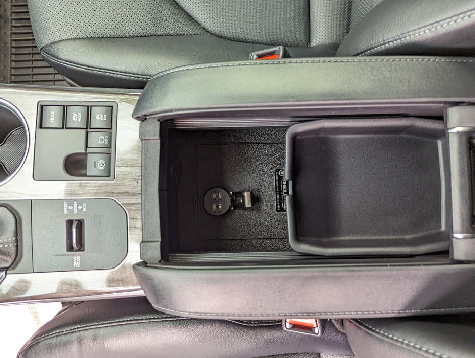 Toyota Highlander Center Console Car Safe: 2020 - 2025