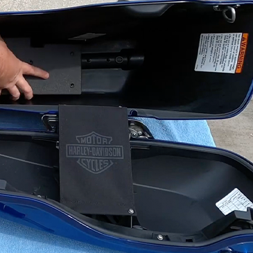Adam Lewis Installs the Console Vault Motorcycle Safe for Harley Davidson