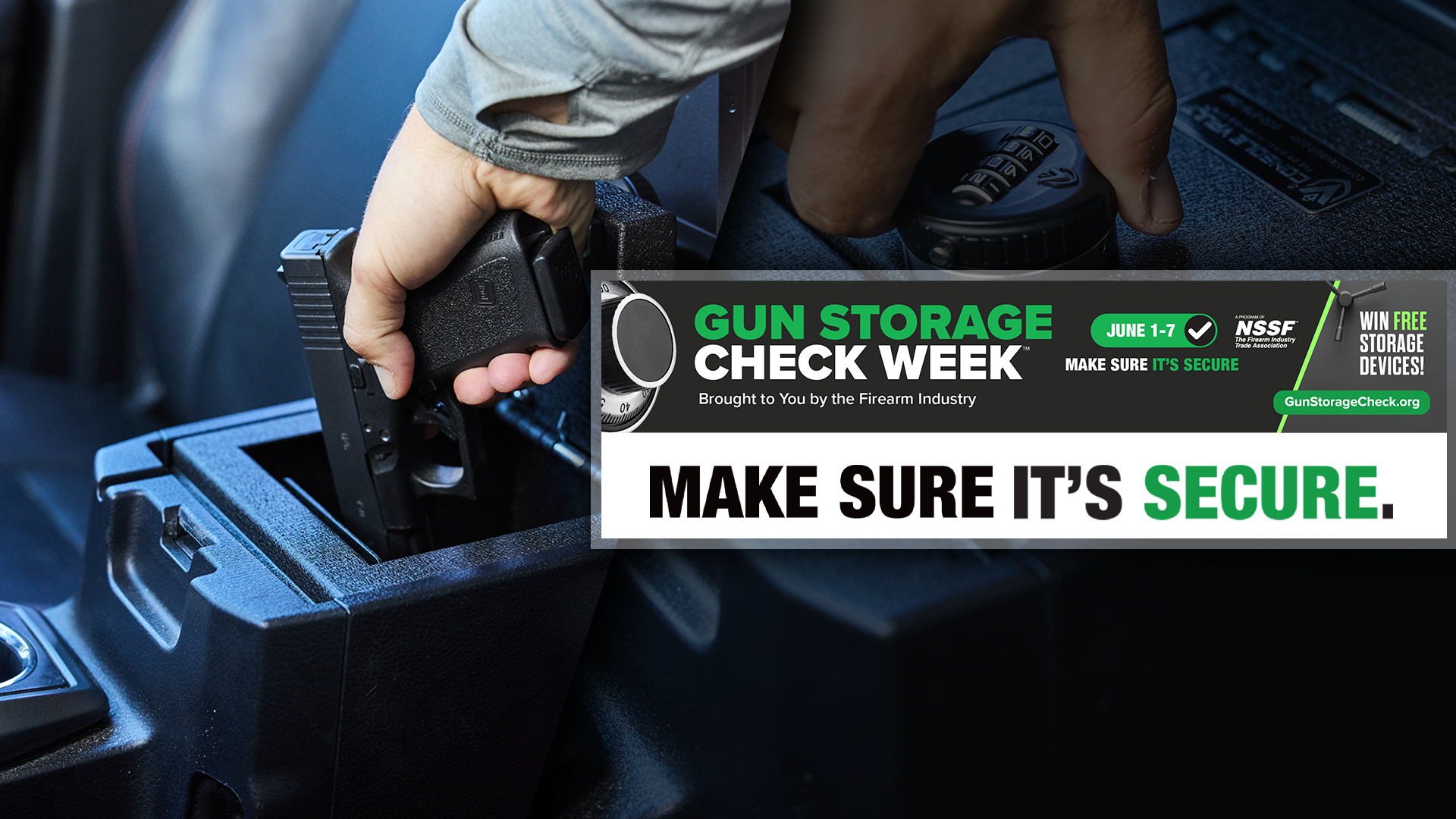 DURING GUN STORAGE CHECK WEEK, CONSOLE VAULT URGES RESIDENTS TO ‘MAKE SURE IT’S SECURE’