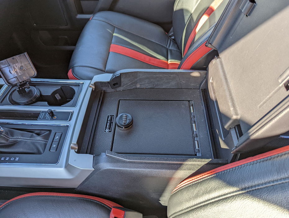 Ford F250/F350/F450 Super Duty Full Floor Center Console Safe: 2017-2022