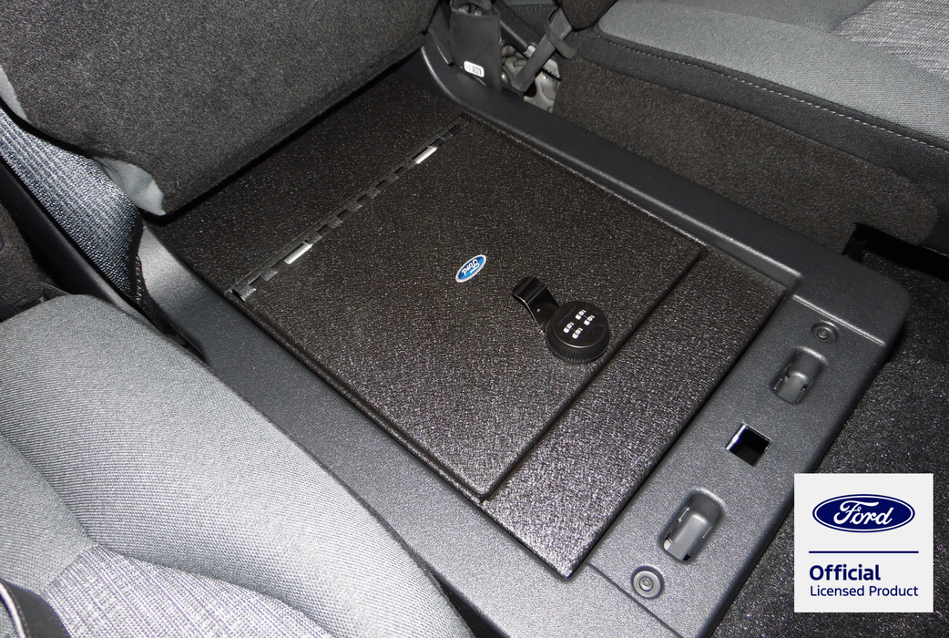 Ford Super Duty Under Front Middle Bench Seat Console Safe: 2017-2026