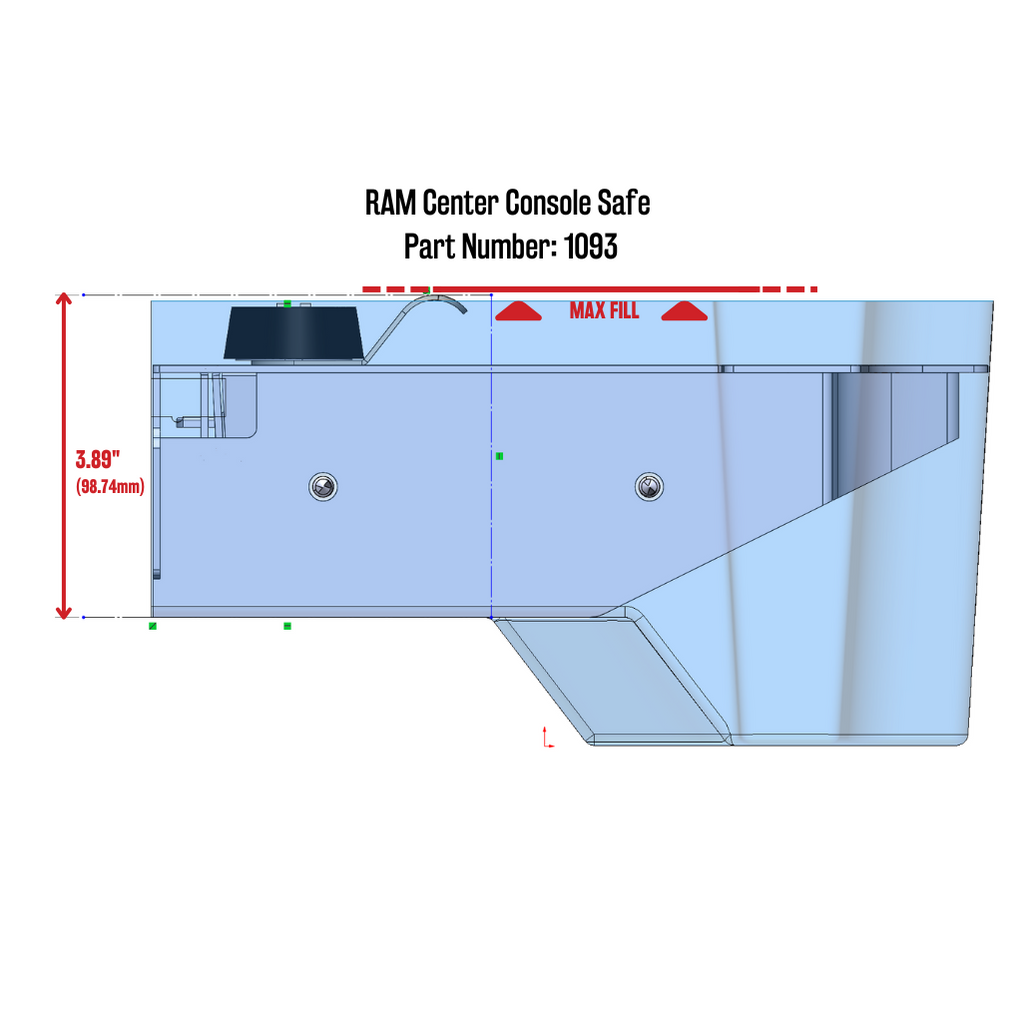Ram 1500 Console Safe | Ram 2500 Truck Safe | Ram 3500 Console Safe ...