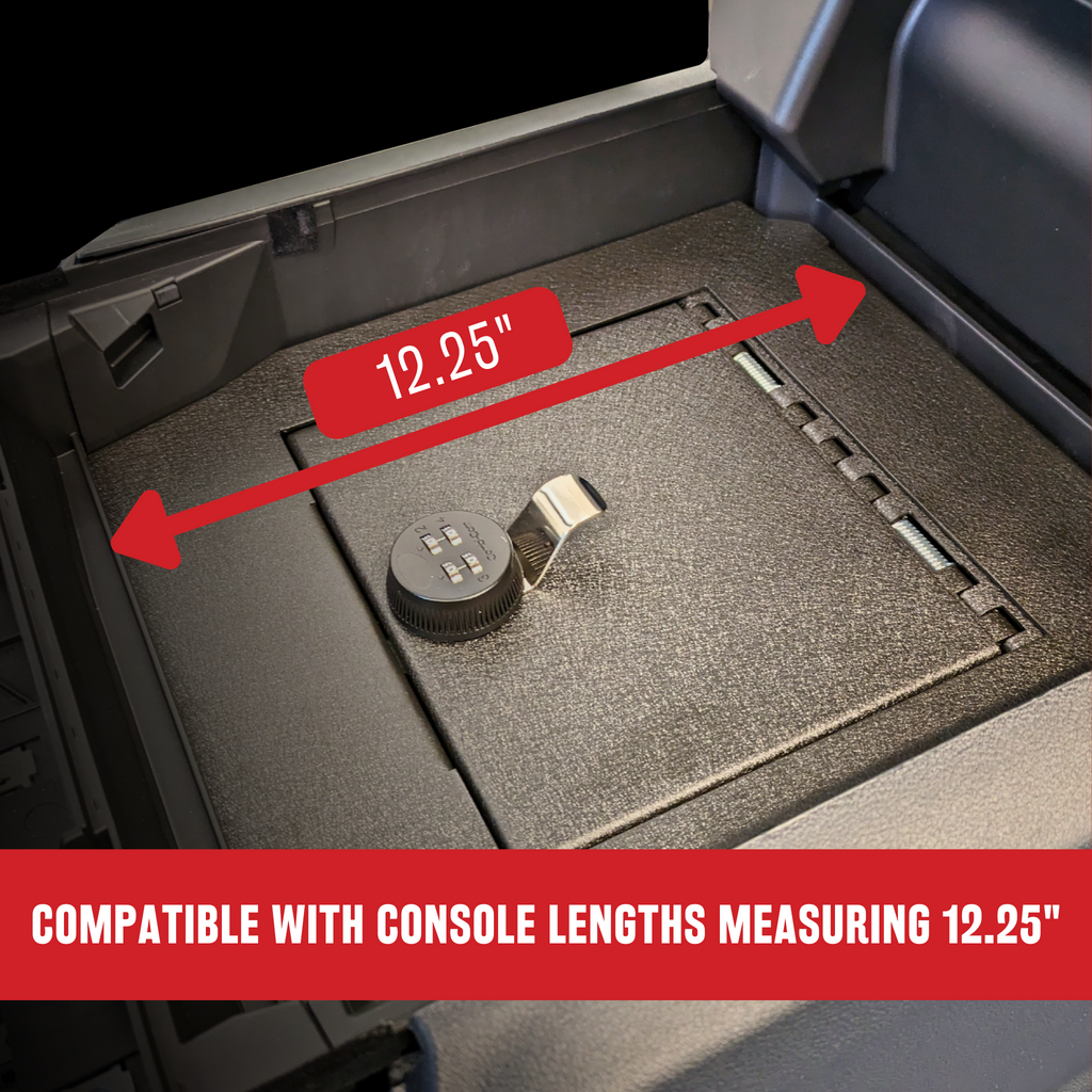 HECASA Center Console Gun Safe For Ford Explorer 2011-2019 – Secure Steel Vault