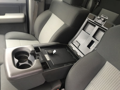 Ford F150 Fold Down Arm Rest Console Safe: 2004-2011
