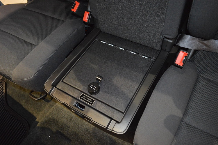 Chevrolet Silverado 1500 Under Bench Seat Console Safe: 2014 - 2018