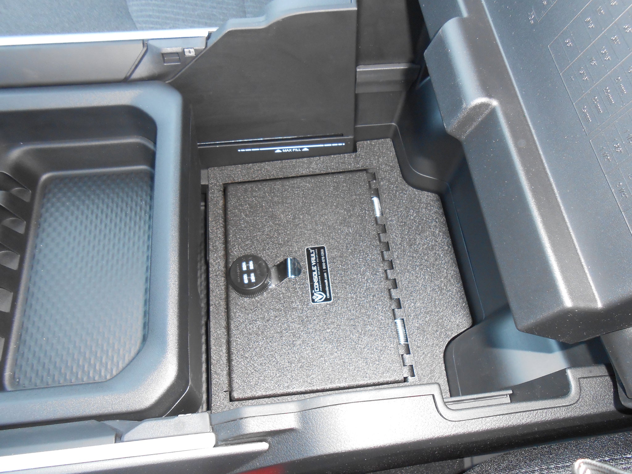 Police Car Rifle Lock In-Car Gun Safe | Discreet Gun Safe for Vehicles | Handgun Safe for Car ...