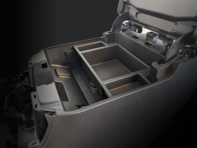 GMC Sierra 1500 Center Console Safe: 2022 - 2026